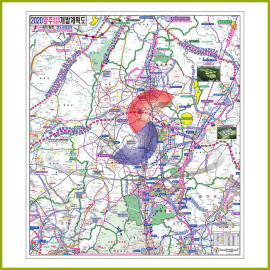 양주동두천의정부  개발계획도 [양면코팅 종이]