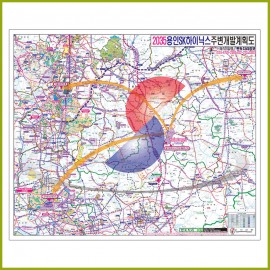 용인SK하이닉스 개발계획도 [양면코팅 종이]