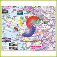 2035송산그린시티 개발계획도 [ 롤스크린 / 大 ]