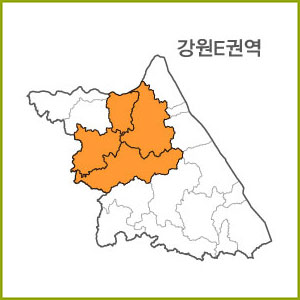 강원 A~J 권역  [ 구매옵션에서 선택 가능 ]