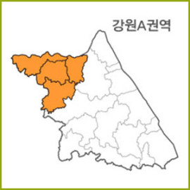 강원 A~J 권역  [ 구매옵션에서 선택 가능 ]