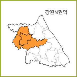 강원 K ~ T 권역  [ 구매옵션에서 선택 가능 ]