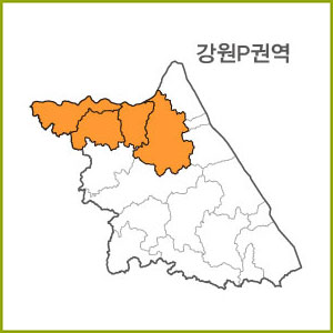 강원 K ~ T 권역  [ 구매옵션에서 선택 가능 ]
