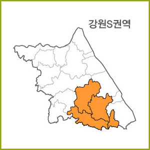 강원 K ~ T 권역  [ 구매옵션에서 선택 가능 ]