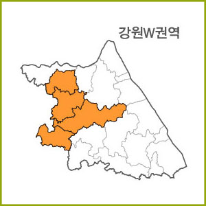 강원  U ~ Z 권역  [ 구매옵션에서 선택 가능 ]