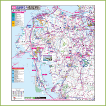 충남서북부권 개발계획도 [ 롤스크린 / 大 ]