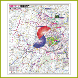세종공주 개발계획도 [ 족자 ]