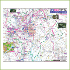 2040청주시 개발계획도 [ 족자 ]