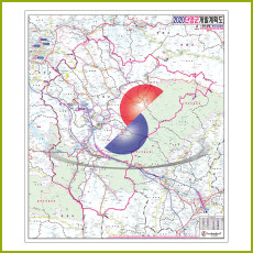 단양군 개발계획도  [ 롤스크린 / 大 ]