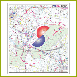 단양군 개발계획도  [ 롤스크린 / 大 ]