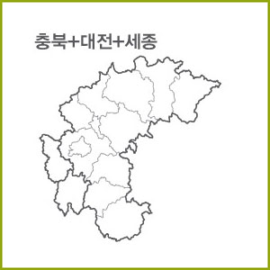 충북,충남,대전,세종 권역 [ 구매옵션에서 선택 가능 ]