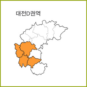 대전 B ~ J 권역  [ 구매옵션에서 선택 가능 ]