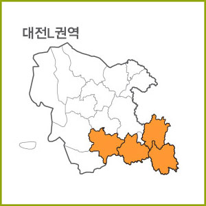 대전 K ~ Q 권역  [ 구매옵션에서 선택 가능 ]