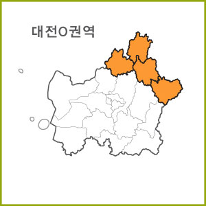 대전 K ~ Q 권역  [ 구매옵션에서 선택 가능 ]
