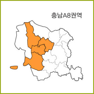 충남 A1 ~ A9 권역  [ 구매옵션에서 선택 가능 ]