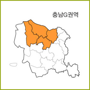 충남 A ~ H 권역  [ 구매옵션에서 선택 가능 ]