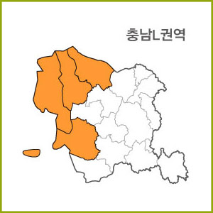 충남 I ~ R 권역  [ 구매옵션에서 선택 가능 ]