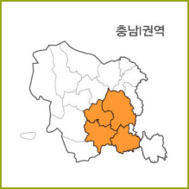 충남 I ~ R 권역  [ 구매옵션에서 선택 가능 ]