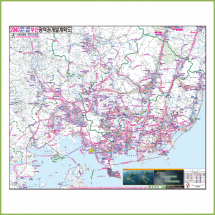 2040(창원,김해,양산,밀양)부산광역권개발계획도 [ 롤스크린/ 大 ]