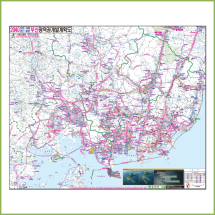 2040(창원,김해,양산,밀양)부산광역권개발계획도 [ 족자 ]