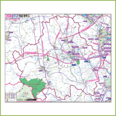 성주군 개발계획도 [ 롤스크린 / 大 ]