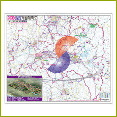 안동예천 개발계획도 [ 족자 ]