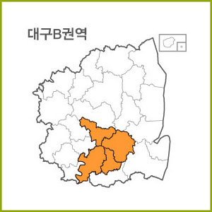 대구  A ~ J 권역  [ 구매옵션에서 선택 가능 ]