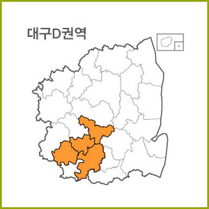 대구  A ~ J 권역  [ 구매옵션에서 선택 가능 ]