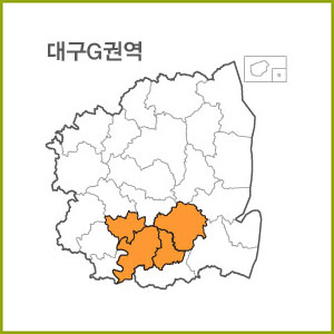 대구  A ~ J 권역  [ 구매옵션에서 선택 가능 ]