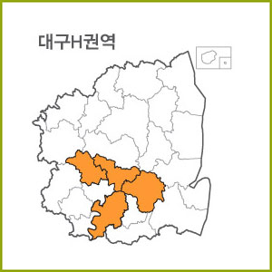 대구  A ~ J 권역  [ 구매옵션에서 선택 가능 ]