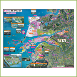 최신군산(새만금)개발계획도(위성)