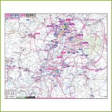 2030광주광역시광역개발계획도 [족자]
