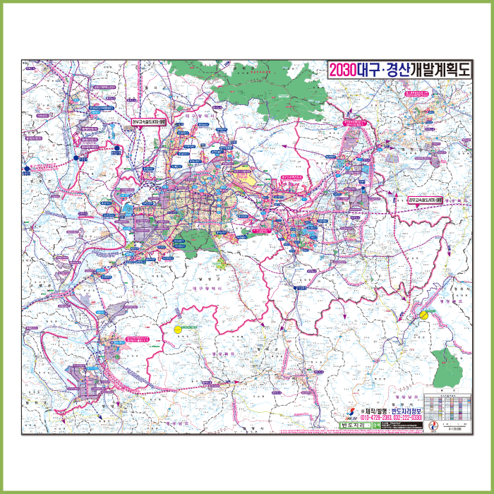 2030대구경산개발계획도[족자]