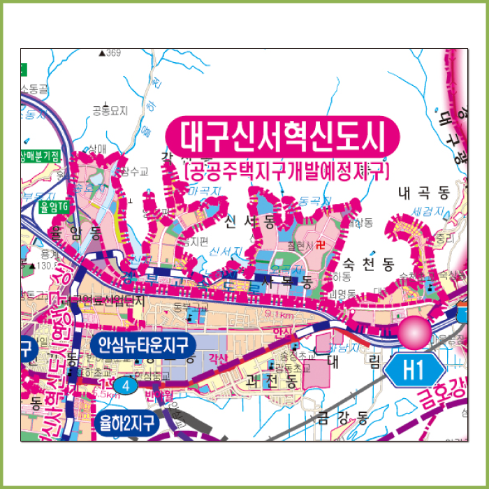 2030대구경산개발계획도[족자]