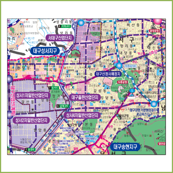 2030대구경산개발계획도[롤스크린]