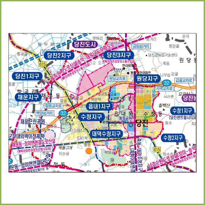 2035당진시개발계획구상도[롤스크린]