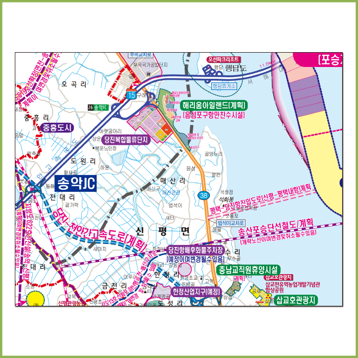 2035당진시개발계획구상도[롤스크린]