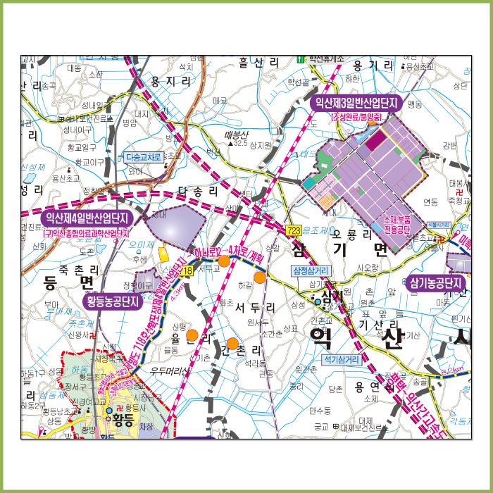 2035익산시개발계획도[족자]