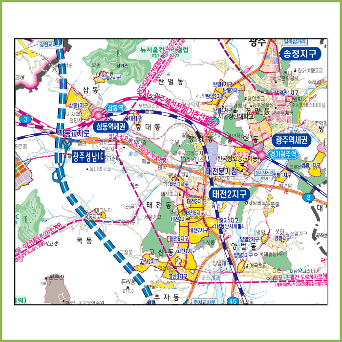 2040광주시개발계획도[롤스크린]