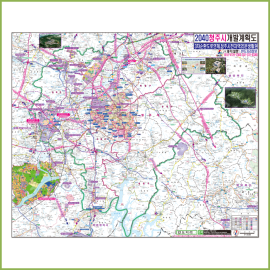 2040청주시 개발계획도 [ 롤스크린 / 大 ]